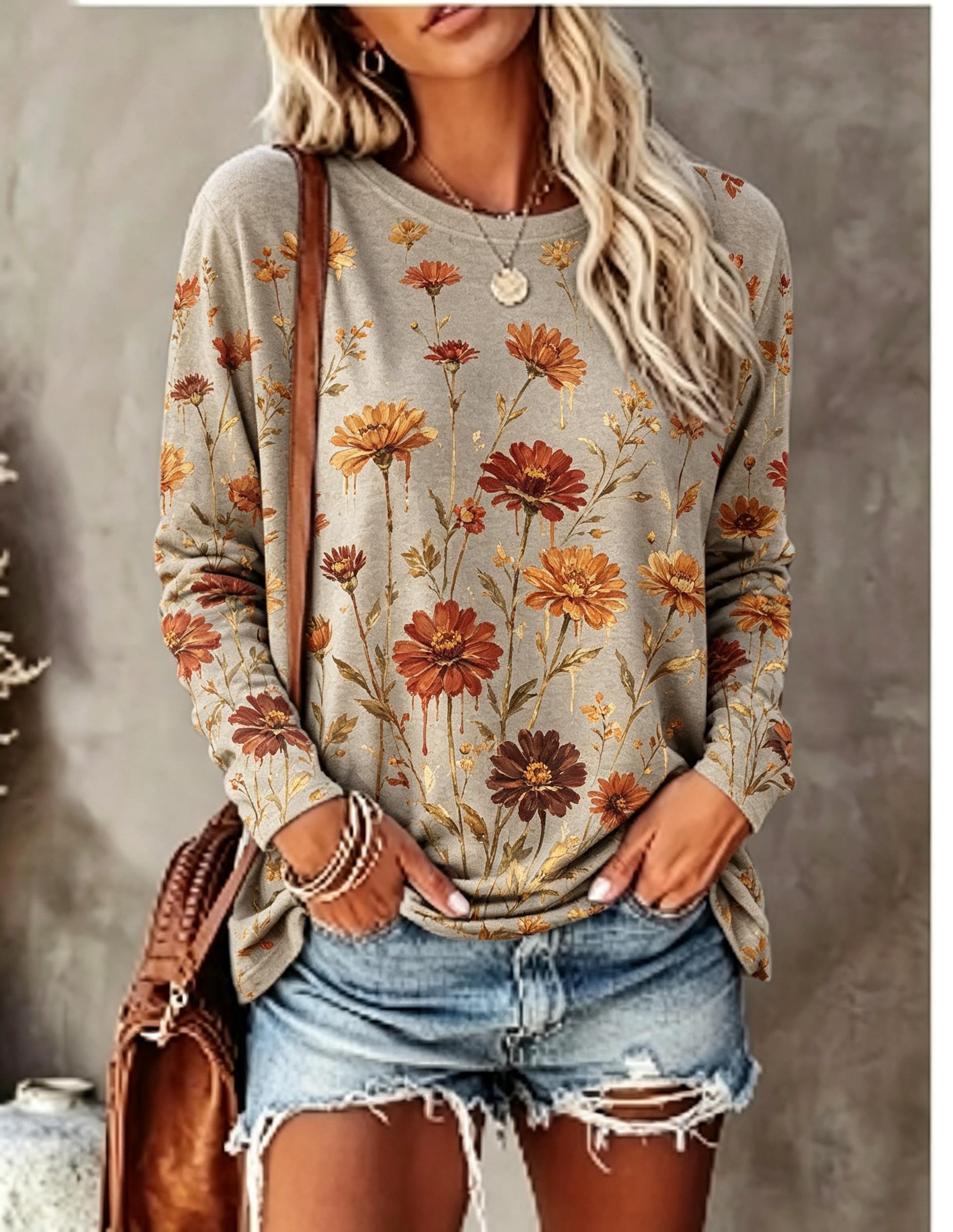 Women Long Sleeve T‑Shirt Oil  - T-Shirts recension och pris