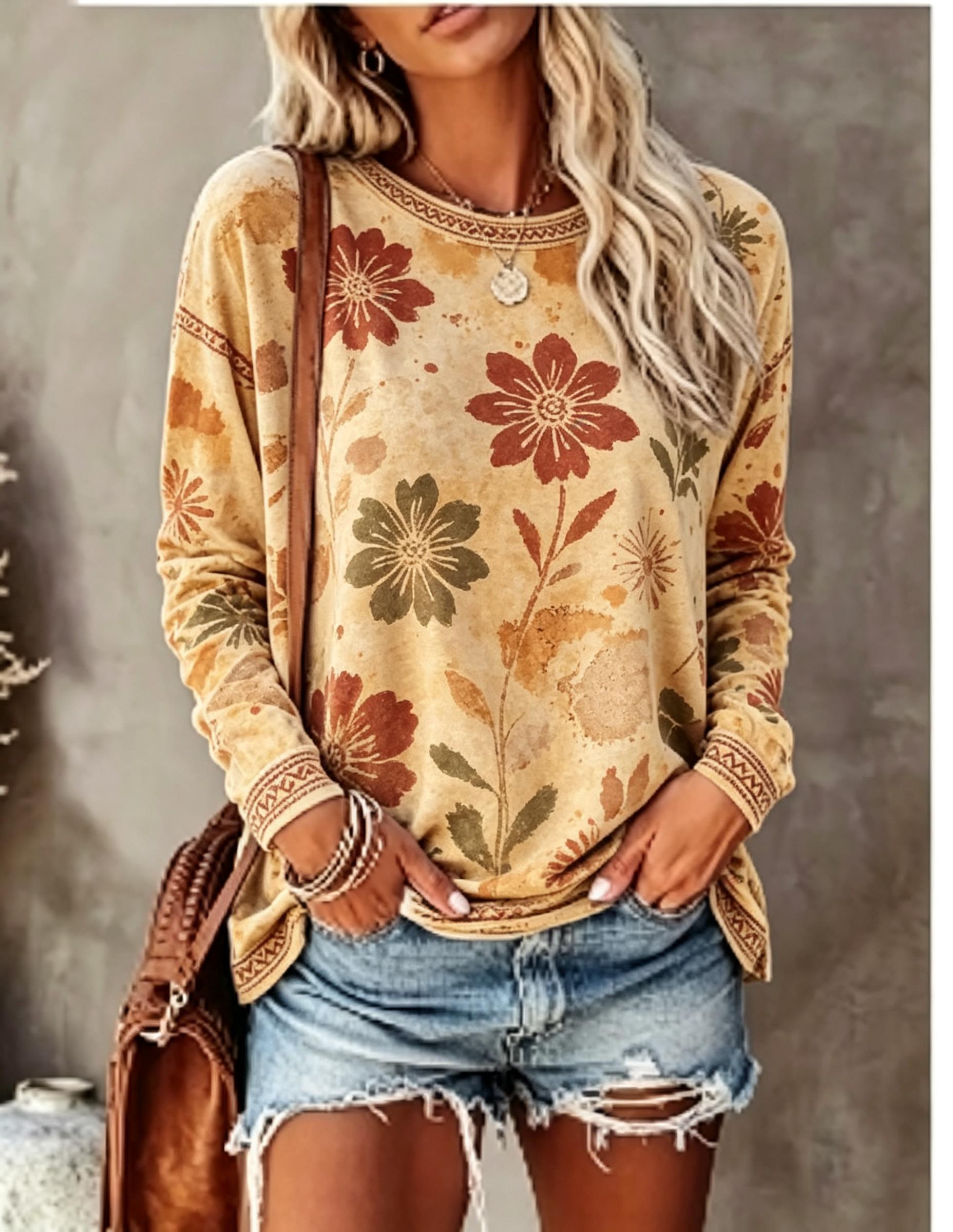 Women Crew Neck Long Sleeve T‑ - T-Shirts recension och pris