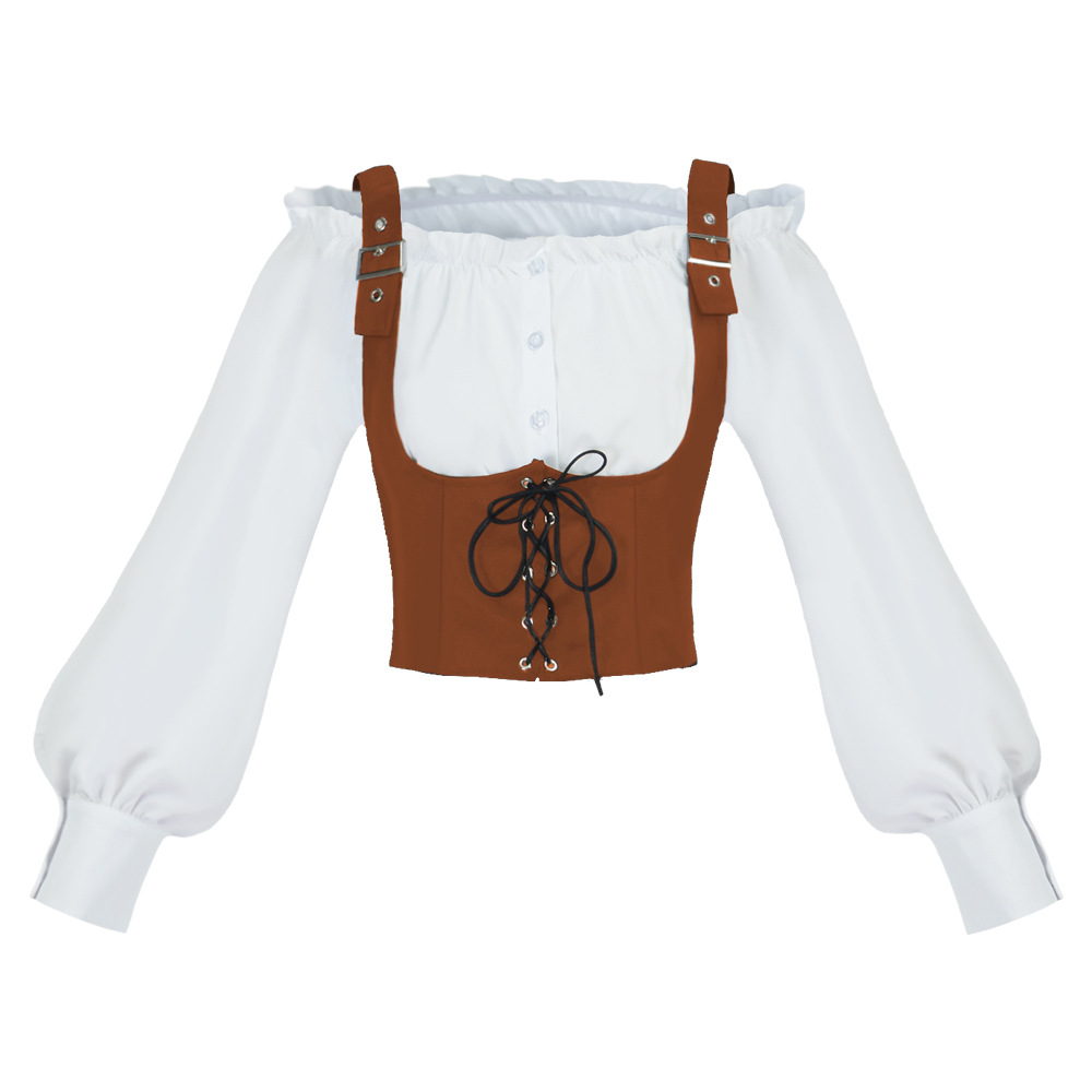 Retro Western Style Women Blou - Shirts recension och pris